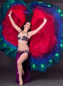 Janim performs with double veils